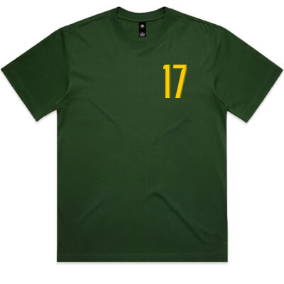 Customisable - Australia - Adult Box Tee - Green Thumbnail