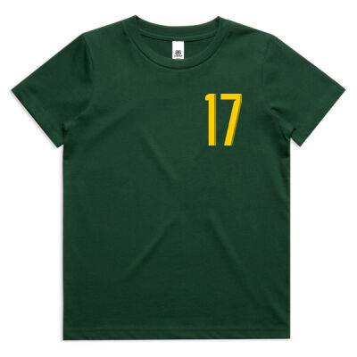 Customisable - Australia - Youth Tee - Green Thumbnail