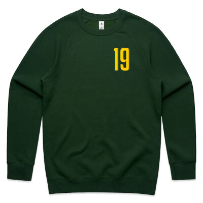 Customisable - Australia - Adult Crew - Green Thumbnail