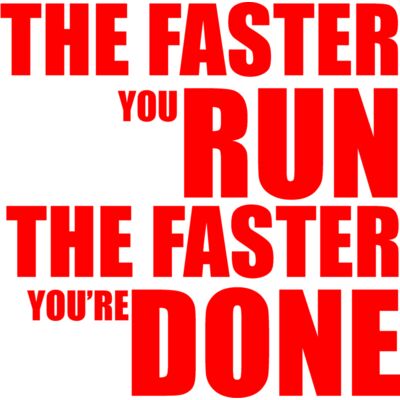 The faster you run Thumbnail