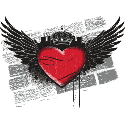 Love heart wings crown NO TEXT Thumbnail