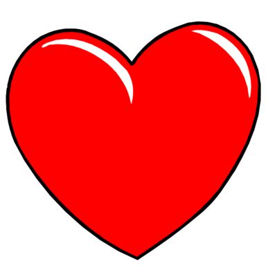 Hand drawn red love heart Thumbnail
