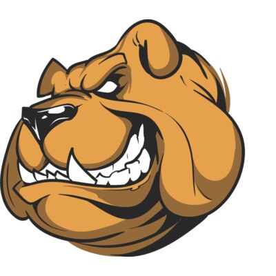 Bulldog head mascot Thumbnail