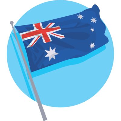 Australian Flag Thumbnail