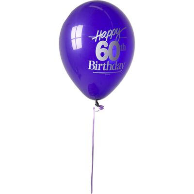 60th Birthday balloon Thumbnail