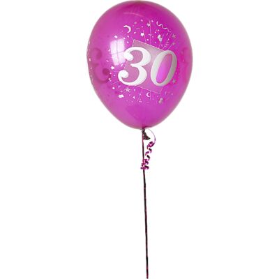30th birthday ballon pink Thumbnail