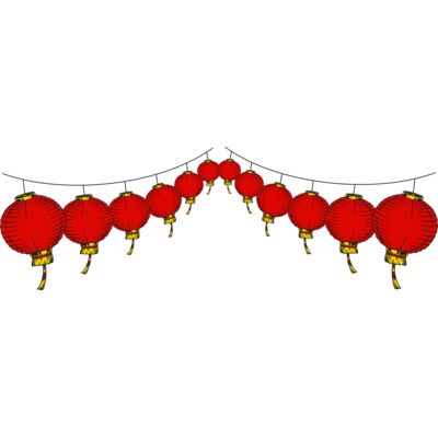 Chinese Lanterns  two rows  Thumbnail
