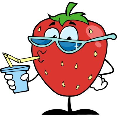 Strawberry drinking Thumbnail
