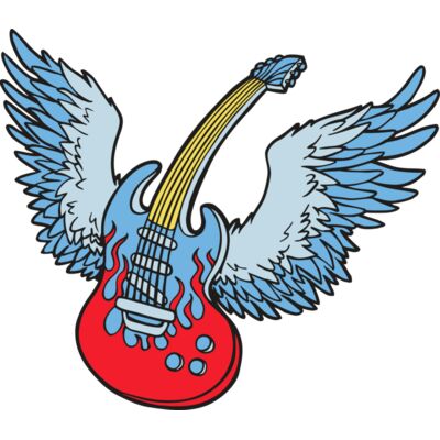 Winged guitar Thumbnail