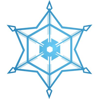 Snowflake blue star Thumbnail