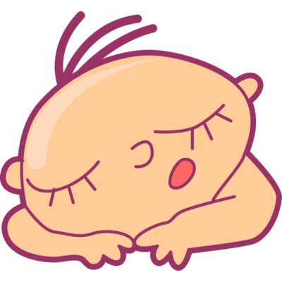 Sleeping Baby CORRECT COLOUR Thumbnail