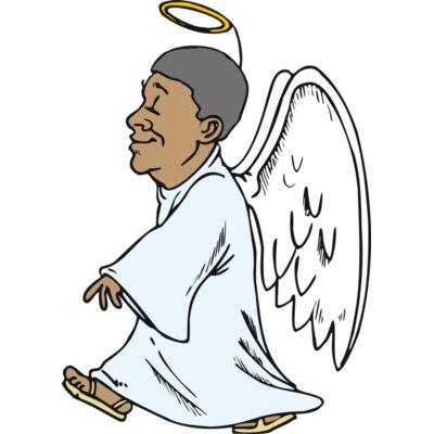 Man angel with halo Thumbnail