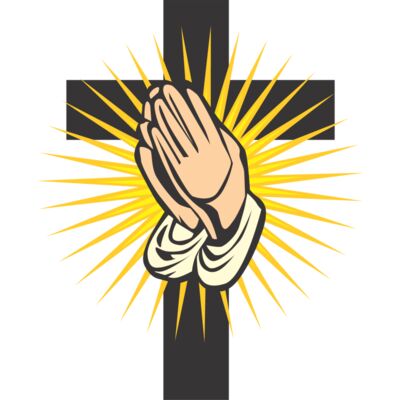 Praying hands cross Thumbnail