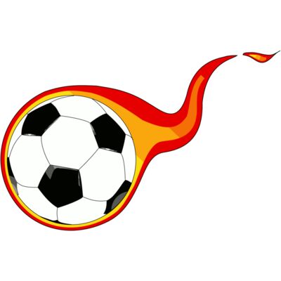 Flaming  soccer ball Thumbnail