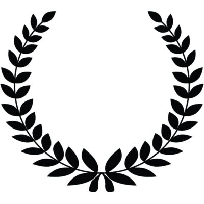 laurel wreath black and white Thumbnail