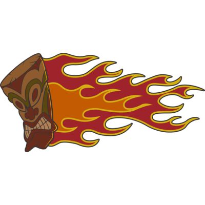 Mask flames colour Thumbnail