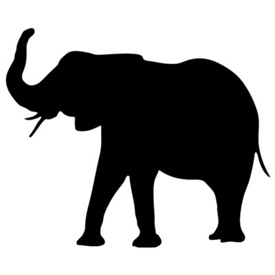 Elephant Silhouette Thumbnail