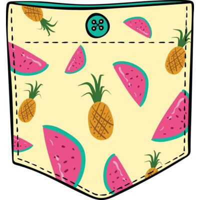 Tropical fruits pocket Thumbnail