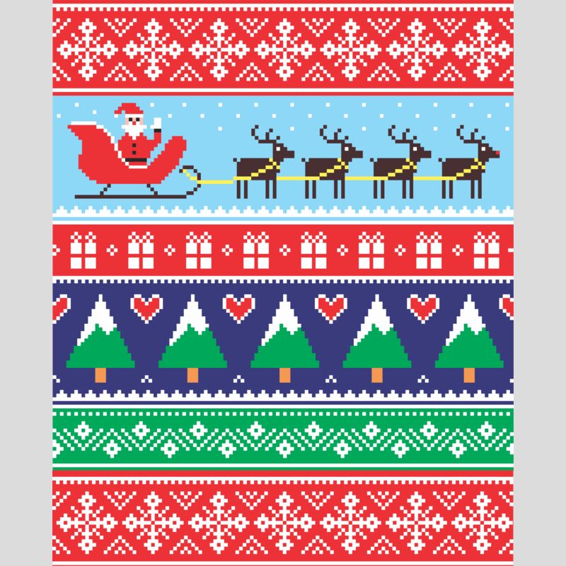 Ugly Christmas - Santa sleigh Thumbnail