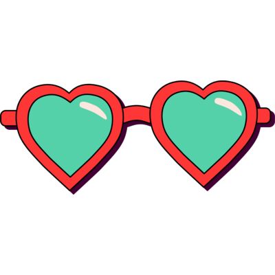 Love Heart Glasses Thumbnail